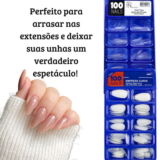 Unhas Postiças Almond – Qualidade Premium e Estilo Impecável!