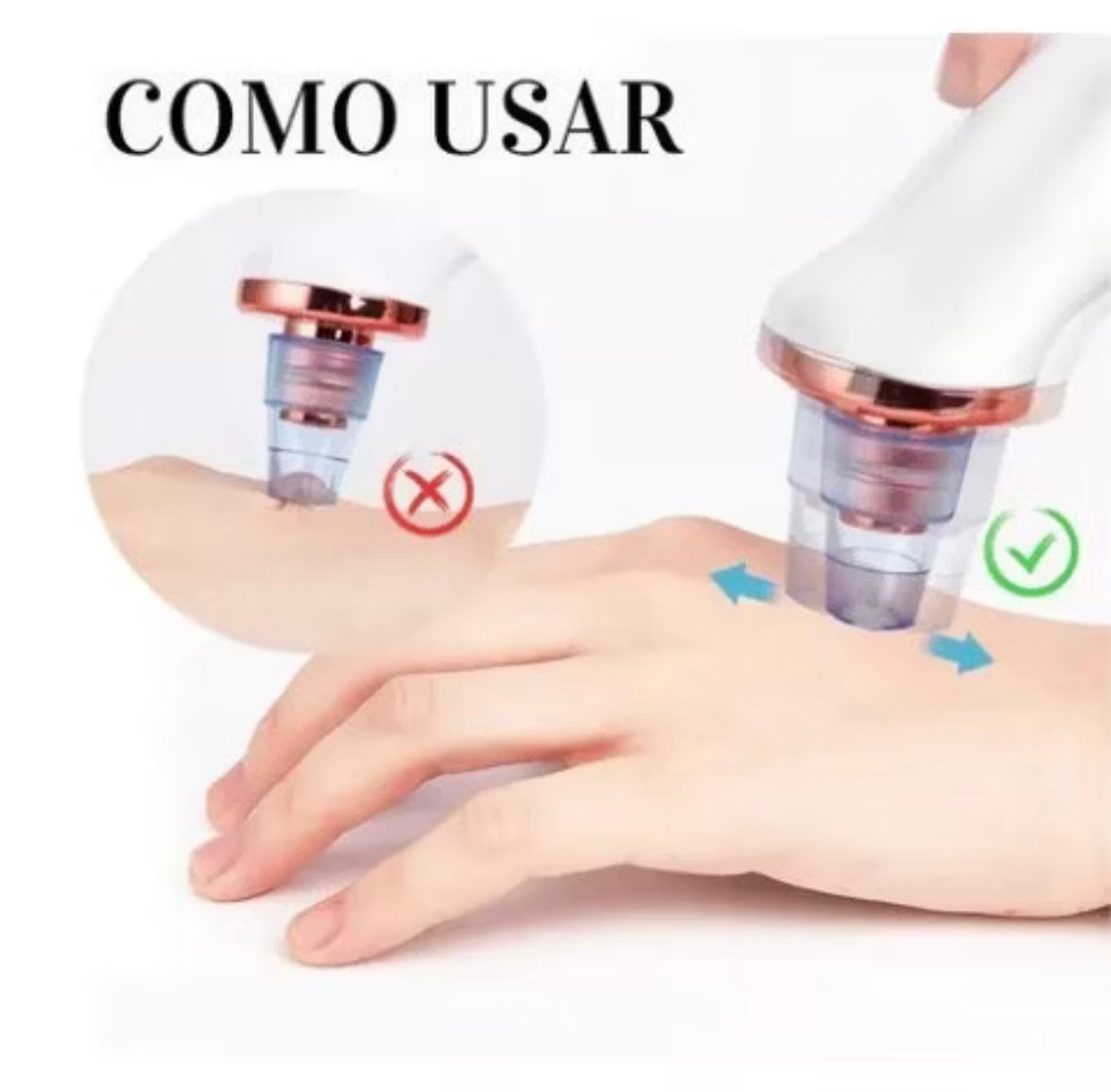 Removedor de Cravos com Sucção e LED