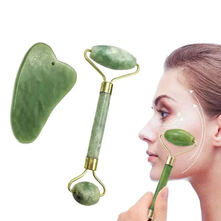 Rolo de Jade – Massagem Facial Relaxante e Revitalizante