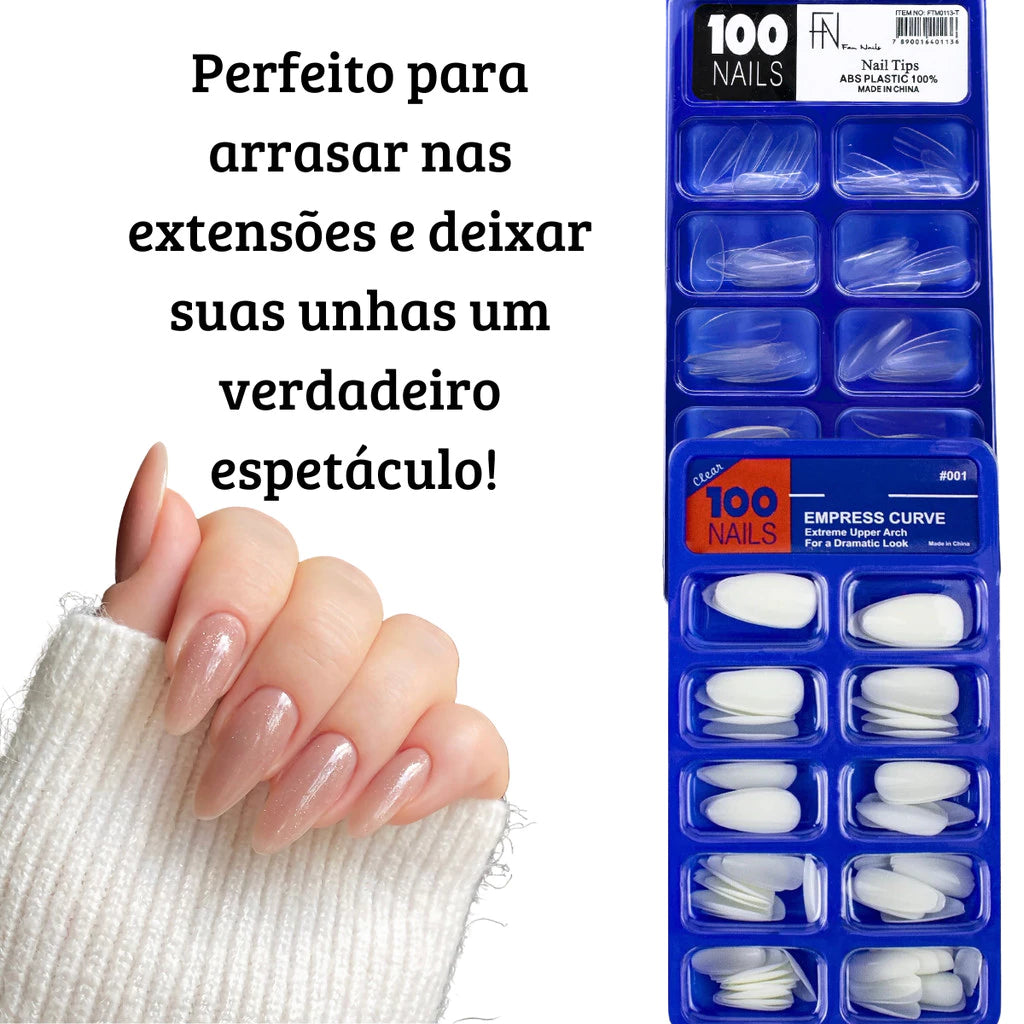 Unhas Postiças Almond – Qualidade Premium e Estilo Impecável!